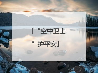 “空中卫士”护平安