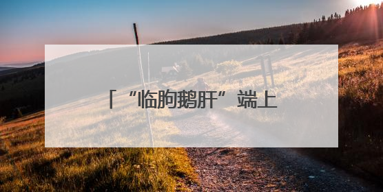 “临朐鹅肝”端上国际餐桌（尝尝“中国新特产”）