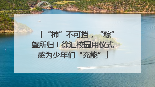 “柿”不可挡，“粽”望所归！徐汇校园用仪式感为少年们“充能”