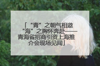“青”之朝气相邀 “海”之胸怀奔赴——青海省招商引资上海推介会现场见闻