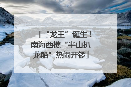 “龙王”诞生！南海西樵“半山扒龙船”热闹开锣