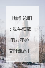 焦作沁阳：端午情浓 电力守护艾叶飘香