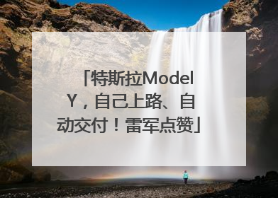 特斯拉Model Y，自己上路、自动交付！雷军点赞