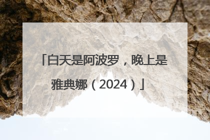 白天是阿波罗，晚上是雅典娜（2024）