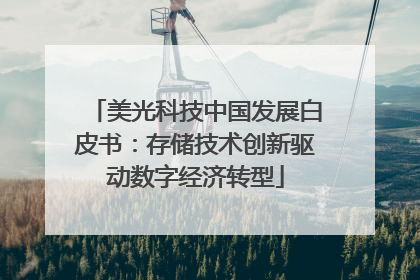 美光科技中国发展白皮书：存储技术创新驱动数字经济转型