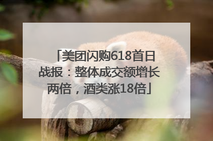 美团闪购618首日战报：整体成交额增长两倍，酒类涨18倍