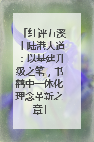 红评五溪丨陆港大道：以基建升级之笔，书鹤中一体化理念革新之章