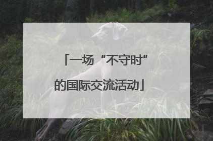 一场“不守时”的国际交流活动