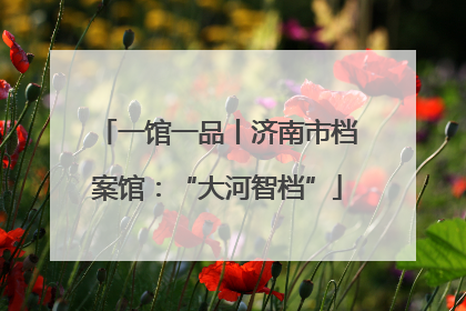 一馆一品丨济南市档案馆：“大河智档”