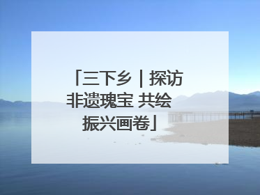 三下乡｜探访非遗瑰宝 共绘振兴画卷