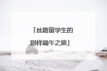 丝路留学生的别样端午之旅