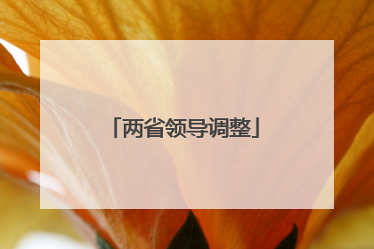 两省领导调整