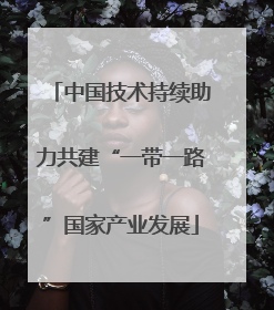 中国技术持续助力共建“一带一路”国家产业发展