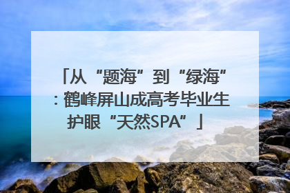 从“题海”到“绿海”：鹤峰屏山成高考毕业生护眼“天然SPA”