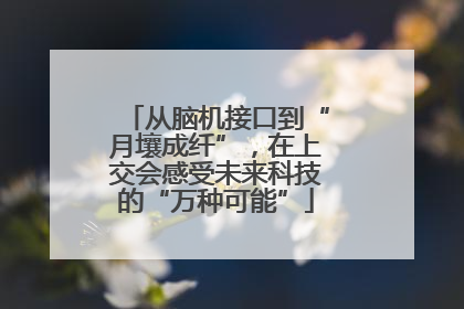 从脑机接口到“月壤成纤”，在上交会感受未来科技的“万种可能”