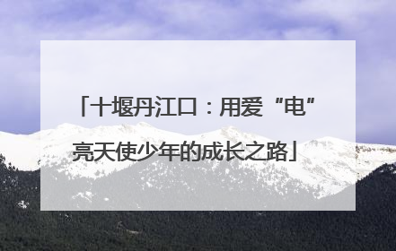 十堰丹江口：用爱“电”亮天使少年的成长之路