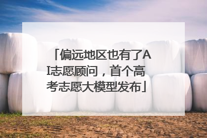偏远地区也有了AI志愿顾问，首个高考志愿大模型发布