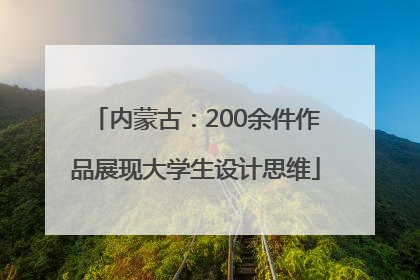 内蒙古：200余件作品展现大学生设计思维