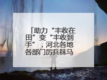 助力“丰收在田”变“丰收到手”，河北各地各部门厉兵秣马迎战“三夏”
