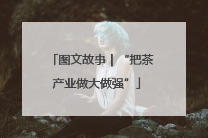 图文故事｜“把茶产业做大做强”