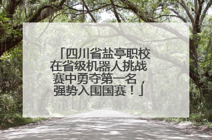 四川省盐亭职校在省级机器人挑战赛中勇夺第一名，强势入围国赛！