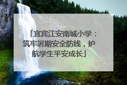 宜宾江安南城小学：筑牢暑期安全防线，护航学生平安成长