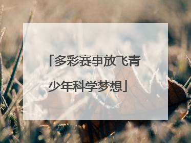 多彩赛事放飞青少年科学梦想