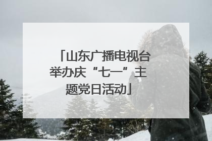 山东广播电视台举办庆“七一”主题党日活动