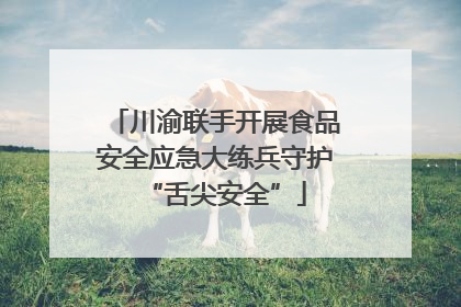 川渝联手开展食品安全应急大练兵守护“舌尖安全”
