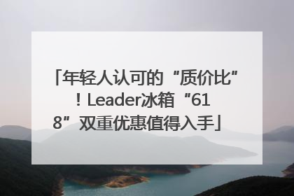 年轻人认可的“质价比”！Leader冰箱“618”双重优惠值得入手