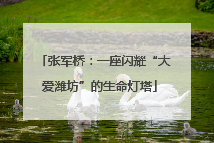 张军桥：一座闪耀“大爱潍坊”的生命灯塔