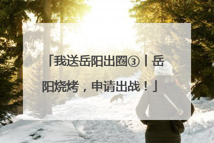 我送岳阳出圈③丨岳阳烧烤，申请出战！