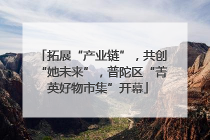 拓展“产业链”，共创“她未来”，普陀区“菁英好物市集”开幕