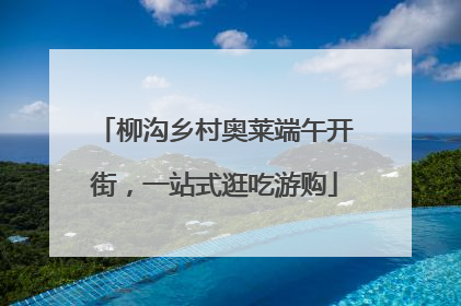 柳沟乡村奥莱端午开街，一站式逛吃游购