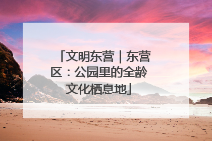 文明东营｜东营区：公园里的全龄文化栖息地