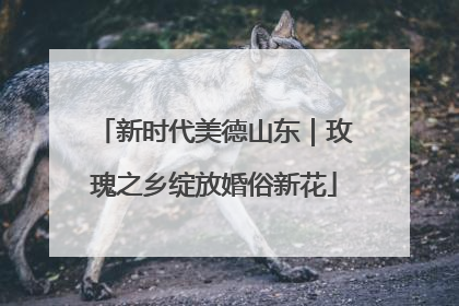新时代美德山东｜玫瑰之乡绽放婚俗新花