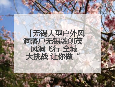 无锡大型户外风洞落户无锡融创茂 风洞飞行 全城大挑战 让你做“空中飞人”