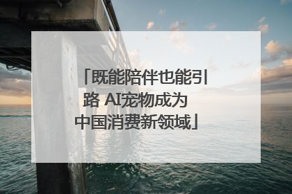 既能陪伴也能引路 AI宠物成为中国消费新领域