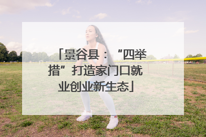 景谷县：“四举措”打造家门口就业创业新生态