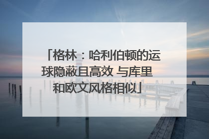 格林：哈利伯顿的运球隐蔽且高效 与库里和欧文风格相似