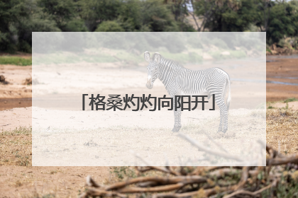 格桑灼灼向阳开