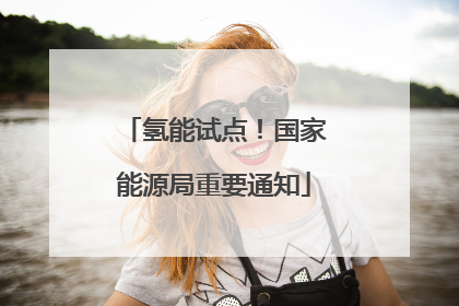 氢能试点！国家能源局重要通知