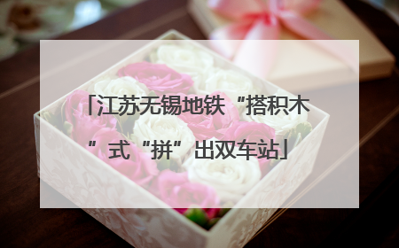 江苏无锡地铁“搭积木”式“拼”出双车站