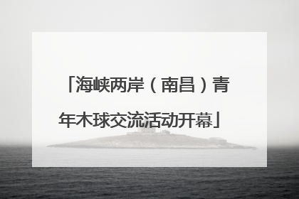 海峡两岸（南昌）青年木球交流活动开幕
