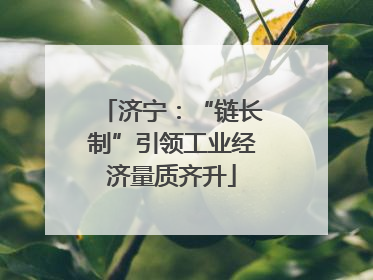 济宁：“链长制”引领工业经济量质齐升
