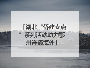 湖北“侨建支点”系列活动助力鄂州连通海外