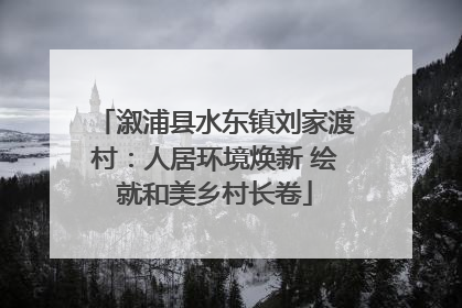 溆浦县水东镇刘家渡村：人居环境焕新 绘就和美乡村长卷