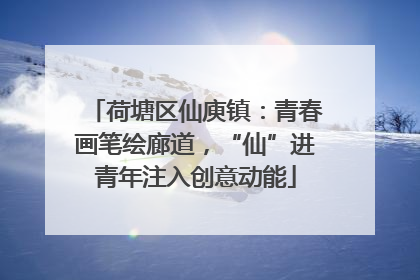 荷塘区仙庾镇：青春画笔绘廊道，“仙”进青年注入创意动能