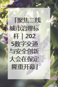 聚焦二线城市治理标杆｜2025数字交通与安全创新大会在保定隆重开幕