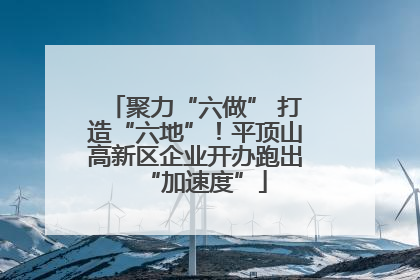聚力“六做” 打造“六地”！平顶山高新区企业开办跑出“加速度”